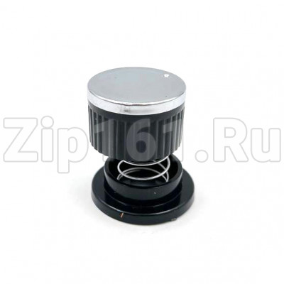 Ручки плиты с пружинкой Черные с хром.накладкой универсальные